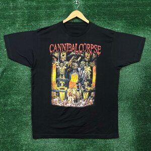 Cannibal Corpse Live Cannibalism Tour T-Shirt Size Extra Large